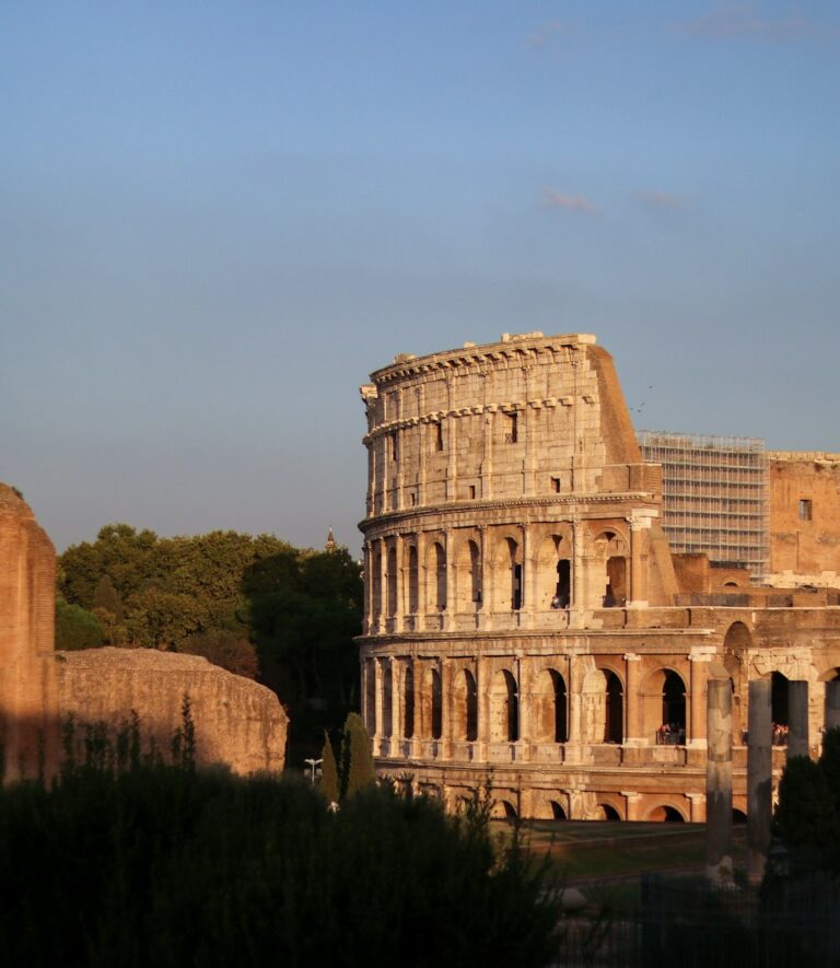 View of the Colloseum from Roman Forums