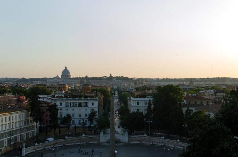 Rome at sunset
