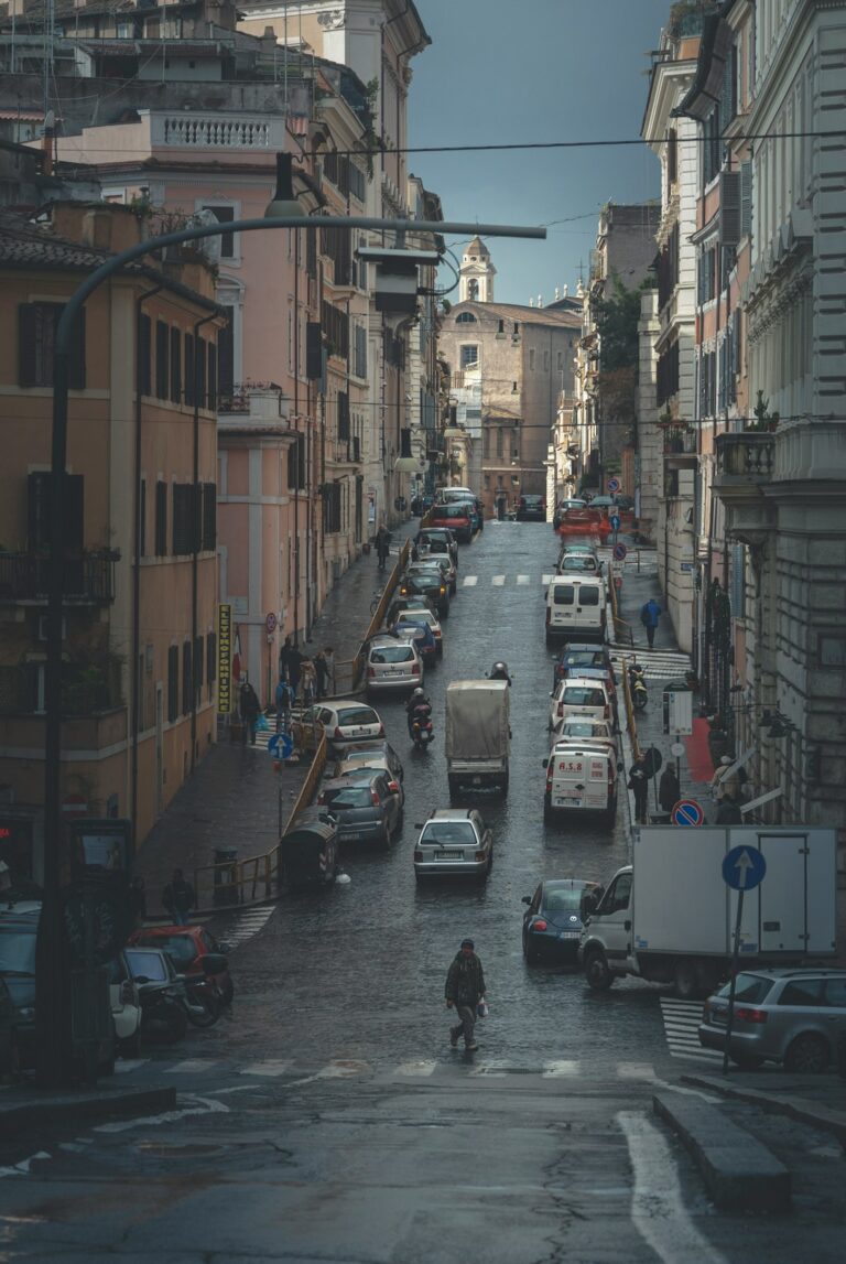 A street in Rome.