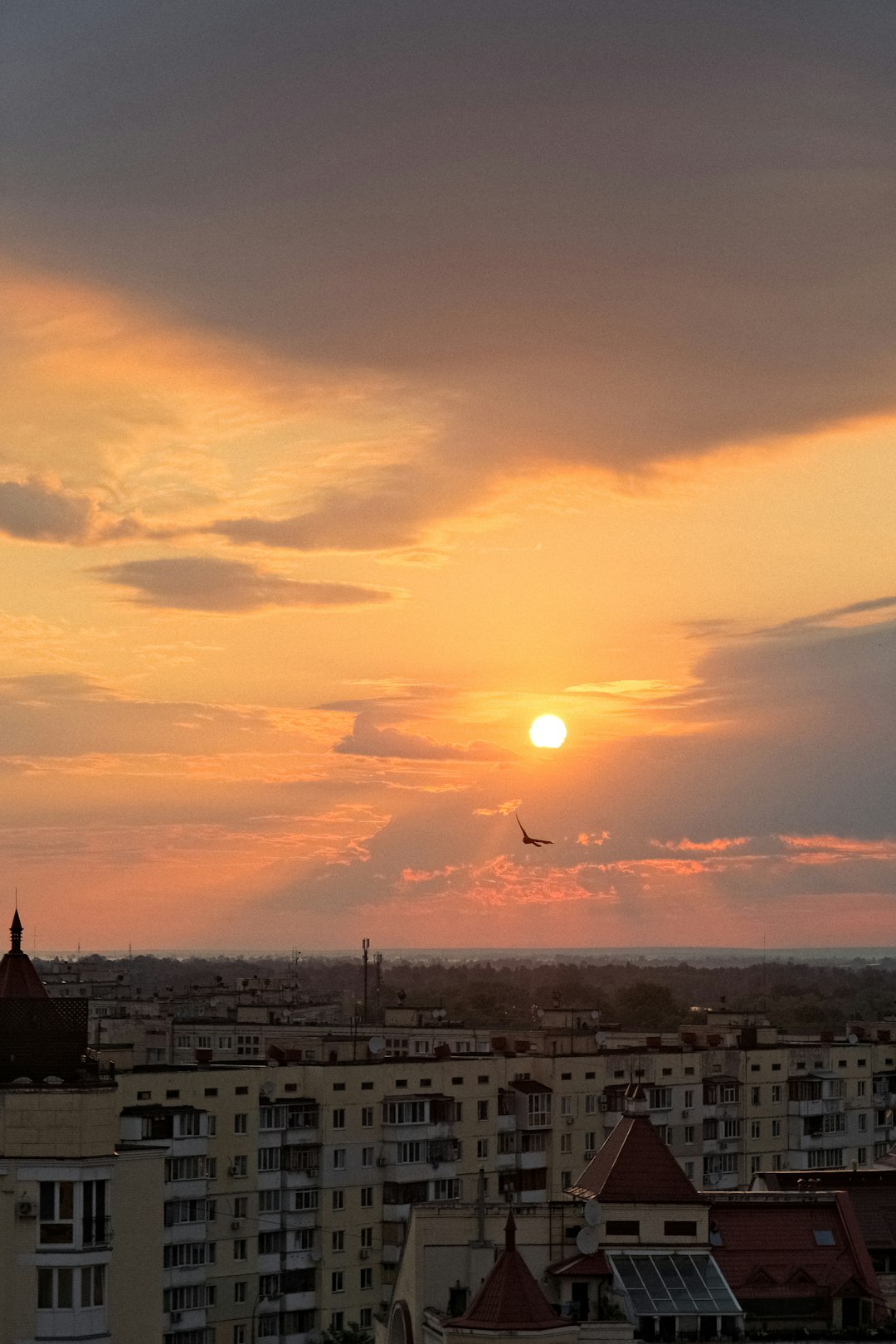 Sunrise from my window. Camera: Fujifilm X-T4 Color grading: Lightroom