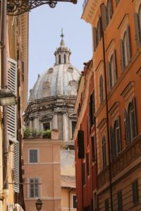 a domed building with a dome