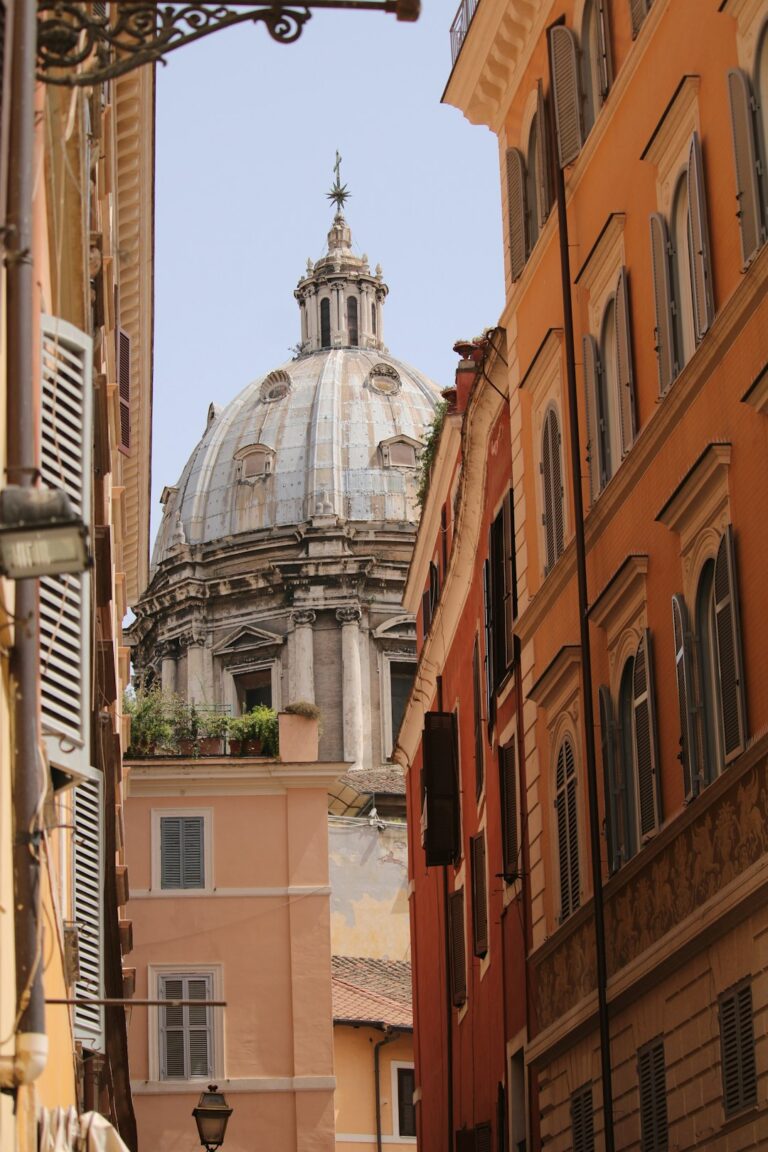 a domed building with a dome