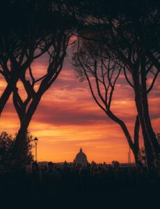 Sunset From Giardino degli aranci (Roma)