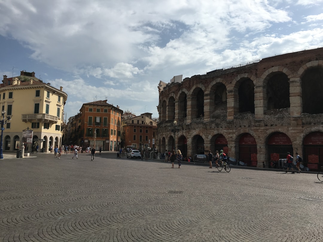 The Verona Arena is a Roman amphitheatre in Piazza Bra in Verona, Italy built in 30 AD.