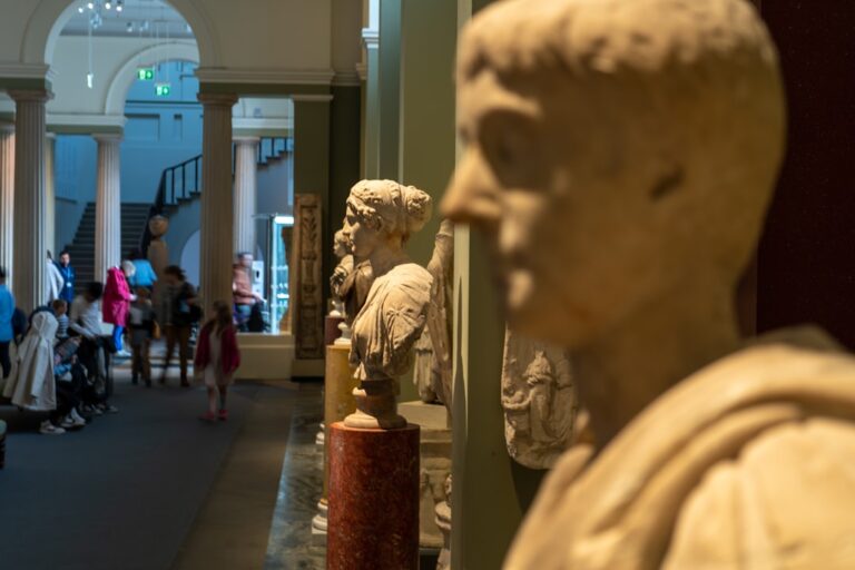 statues in the museum