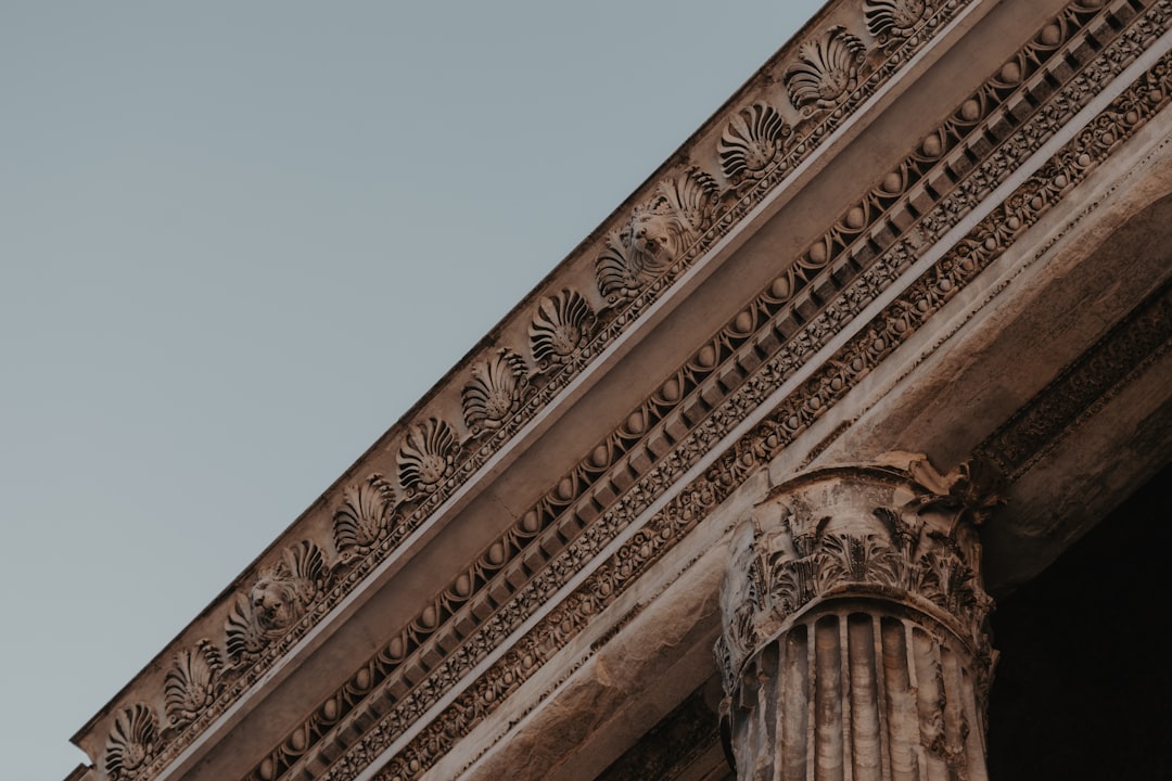 a close up of a building with a clock on it