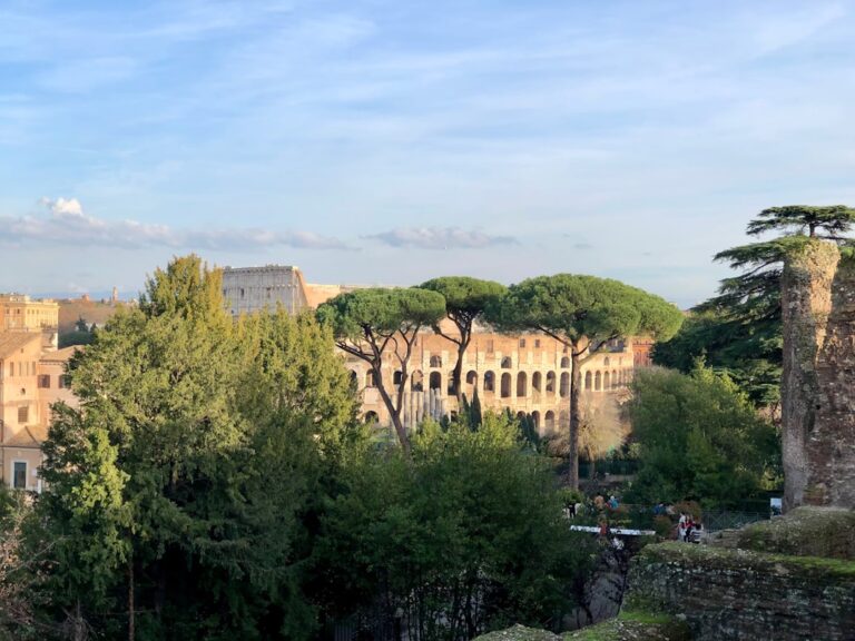a view of the ancient city of rome
