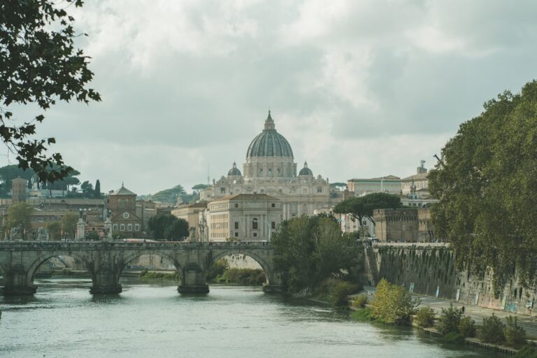 Saint Peter’s basilica from a distance
