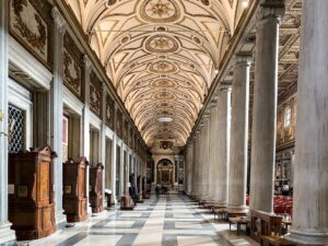 Inside the Basilica of Santa Maria Maggiore