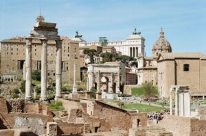 Roman Forum, Italy on 35mm film